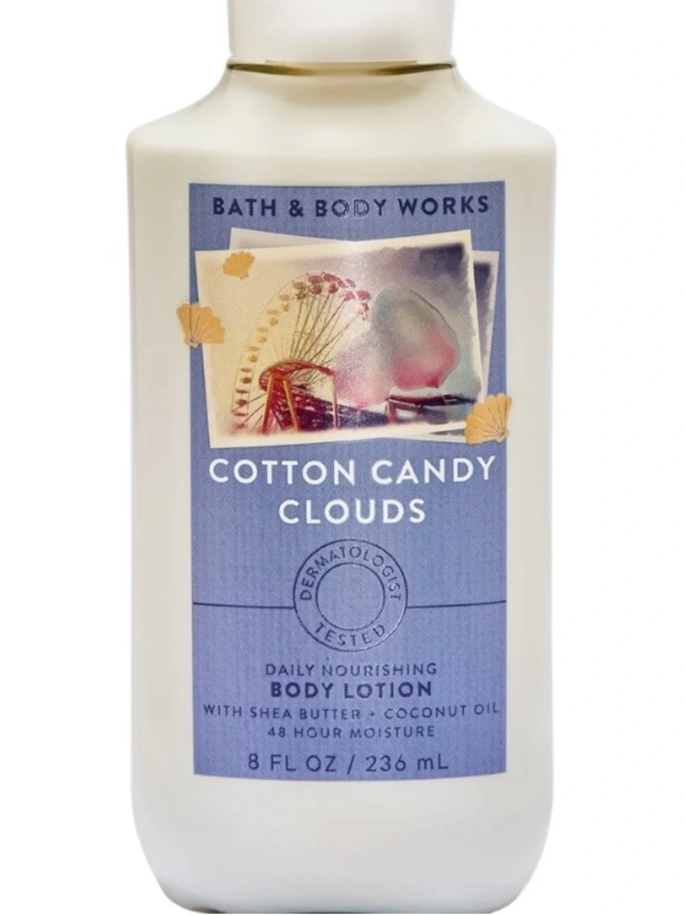 Bath & Body Works COTTON CANDY CLOUD 5 Piece Body Care Gift Set Bundle